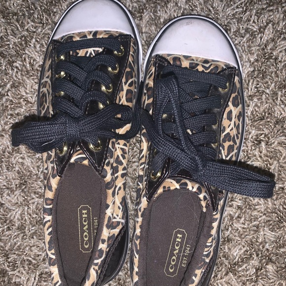 Coach Shoes - COACH -CHEETAH SNEAKERS